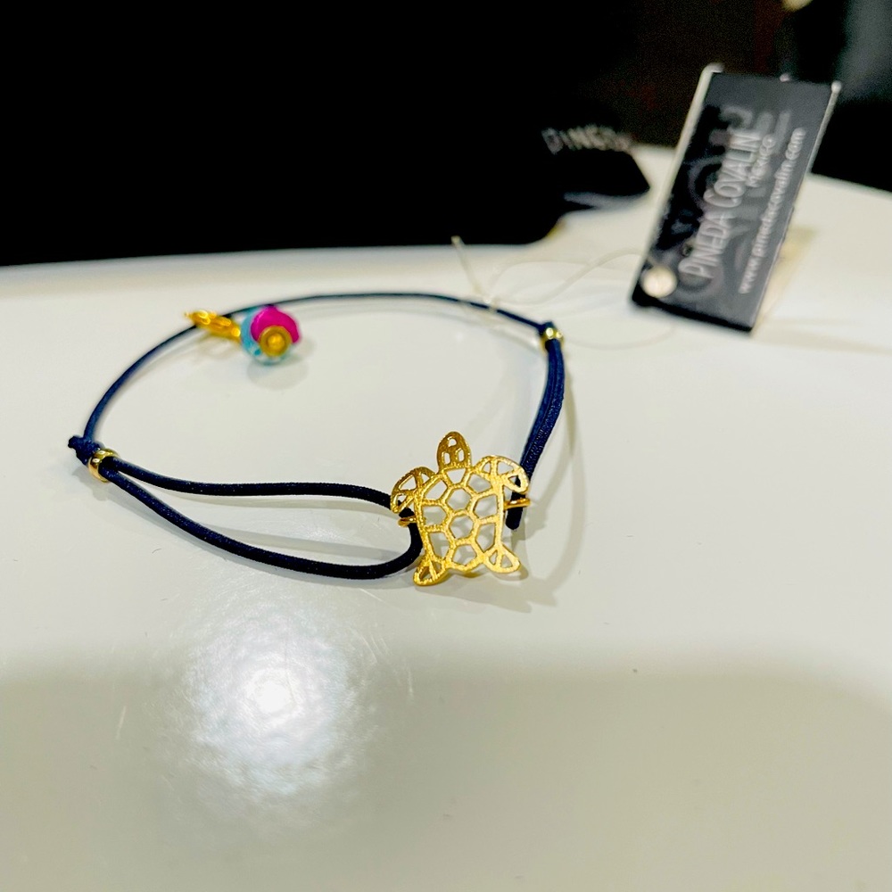 NWT PINEDA COVALIN SILK TURTLE BRACELET